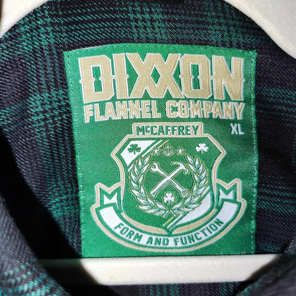 Dixxon Flannel Company McCaffrey Green Plaid Flannel Shirt XL